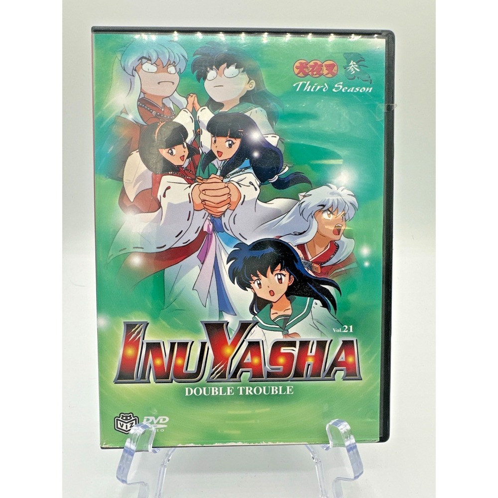 InuYasha‎ Vol. 21 Double Trouble DVD VIZ Anime Complete Tested